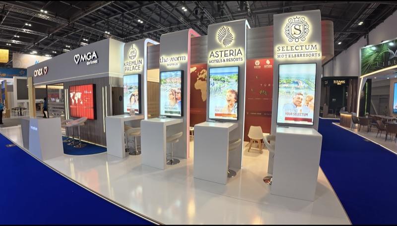 ANEX Tour exhibition stand at WTM London by Dum Event