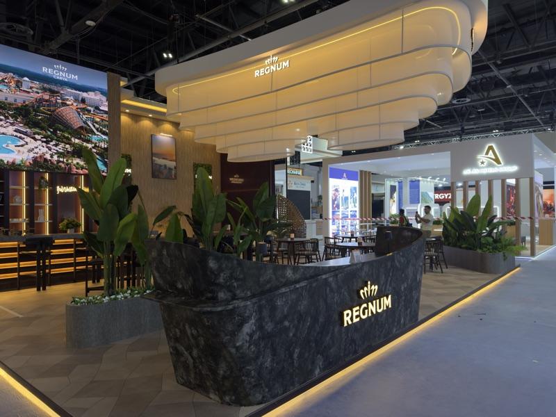 Regnum Hotels exhibition stand at Arabian Travel Market by Dum Event